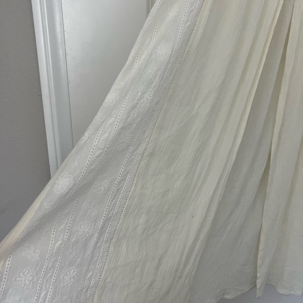 Dance & Marvel Cream Lace-Trim Maxi Dress - Picture 2 of 8